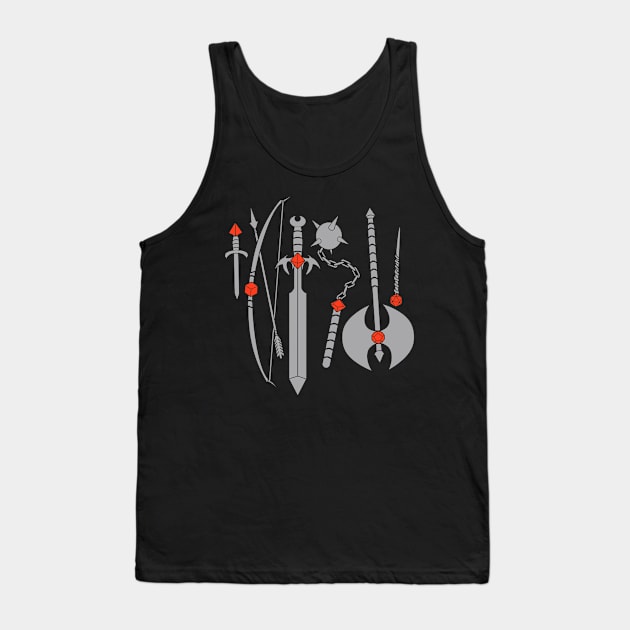 Dungeon Arsenal Tank Top by oakenspirit